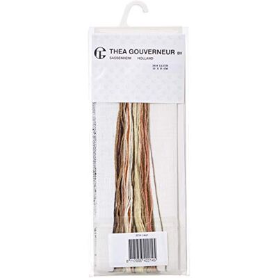 Thea GOUVERNEUR SINCE 1959 Thea Gouverneur Kreuzstich-Set, mehrfarbig, 13 x 13 cm Thea GOUVERNEUR SINCE 1959 Thea Gouverneur Kreuzstich-Set, mehrfarbig, 13 x 13 cm