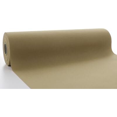 Sovie HORECA Tischläufer in Naturbraun aus Airlaid, 40cm x 24m, 1 Stück einfarbiger Einmaltischläufer, Perforierung alle 120cm Sovie HORECA Tischläufer in Naturbraun aus Airlaid, 40cm x 24m, 1 Stück einfarbiger Einmaltischläufer, Perforierung alle 120cm