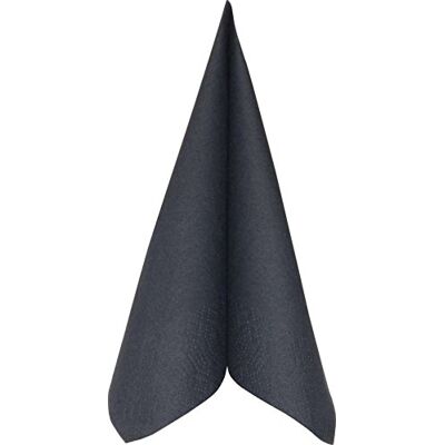 Duni Zwart 3-lagige Servietten - Papierservietten Duni Zwart 3-lagige Servietten - Papierservietten
