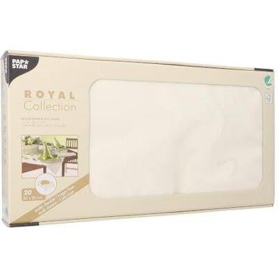 PAPSTAR , 20 Mitteldecken, Tissue "ROYAL Collection" 80 cm x 80 cm champagner, #81888 PAPSTAR , 20 Mitteldecken, Tissue "ROYAL Collection" 80 cm x 80 cm champagner, #81888