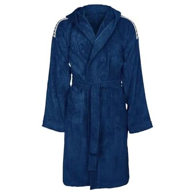 ARENA Soft Robe Core, Bademantel aus Baumwolle für Damen und Herren, Unisex-Bademantel aus Frottee mit Kapuze und Taschen, Angenehm und Leicht ARENA Soft Robe Core, Bademantel aus Baumwolle für Damen und Herren, Unisex-Bademantel aus Frottee mit Kapuze und Taschen, Angenehm und Leicht