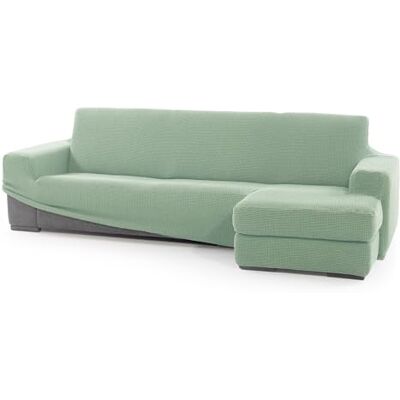 FAVERTI ® Super elastischer Bezug für Chaiselongue, kurzes Eckteil rechts (vorne gesehen) Modell Novelle Türkis Hochwertiger Schutz aus Jacquard-Stoff mit Baumwollgefühl FAVERTI ® Super elastischer Bezug für Chaiselongue, kurzes Eckteil rechts (vorne gesehen) Modell Novelle Türkis Hochwertiger Schutz aus Jacquard-Stoff mit Baumwollgefühl