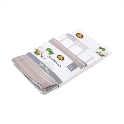 GÖZZE Modell 60058 - Braun Geschirrtuch-Set GÖZZE Modell 60058 - Braun Geschirrtuch-Set