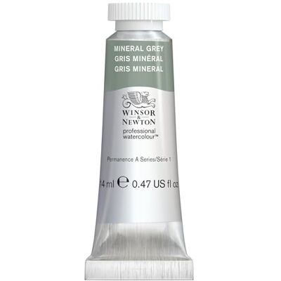 Winsor & Newton 0105427 Professional Watercolour Mineral-grau, 14ml Tube Aquarellfarbe, lebendige Farben in Künstlerqualität, hohe Farbbrillanz & Leuchtkraft, lichtecht Winsor & Newton 0105427 Professional Watercolour Mineral-grau, 14ml Tube Aquarellfarbe, lebendige Farben in Künstlerqualität, hohe Farbbrillanz & Leuchtkraft, lichtecht