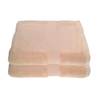 Julie Julsen 2er Pack Saunatücher vielen Farben Reine Baumwolle Qualität 500 GSM Strandtuch Pastell Beige 80 x 200 cm Julie Julsen 2er Pack Saunatücher vielen Farben Reine Baumwolle Qualität 500 GSM Strandtuch Pastell Beige 80 x 200 cm