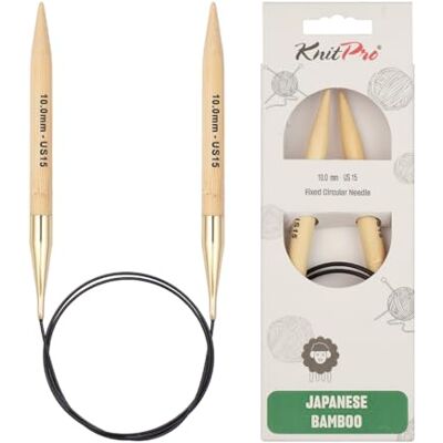 KnitPro US15 Bambus Stricknadel - Hellbraun KnitPro US15 Bambus Stricknadel - Hellbraun