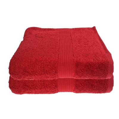 Julie Julsen 2er Pack Saunatücher Reine Baumwolle Qualität 500 GSM Saunatuch Strandtuch Bordeaux 80 x 200 cm Julie Julsen 2er Pack Saunatücher Reine Baumwolle Qualität 500 GSM Saunatuch Strandtuch Bordeaux 80 x 200 cm