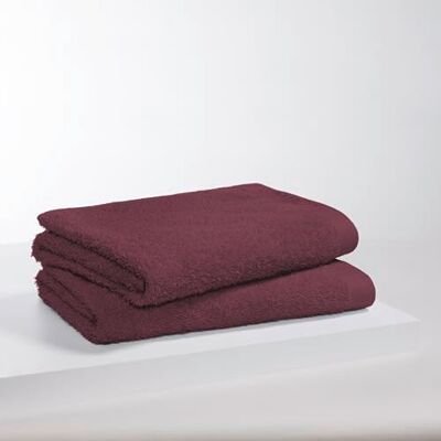 S. Oliver 2 TLG Baumwoll-Duschtuch Set 70x140cm Burgundy Frottee Doppelpack große Handtücher dunkelrot, Weiches Badtuch, 100% Baumwolle & OEKO-TEX®, Luxus Strandtuch, 600 g/m² dick S. Oliver 2 TLG Baumwoll-Duschtuch Set 70x140cm Burgundy Frottee Doppelpack große Handtücher dunkelrot, Weiches Badtuch, 100% Baumwolle & OEKO-TEX®, Luxus Strandtuch, 600 g/m² dick