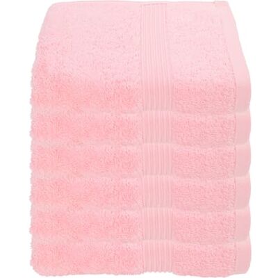 Julie Julsen 6er Pack Handtuch 29 Farben erhältlich weich und saugstark 500gsm Öko Tex Rosa 50 x 100 cm B-Ware Julie Julsen 6er Pack Handtuch 29 Farben erhältlich weich und saugstark 500gsm Öko Tex Rosa 50 x 100 cm B-Ware