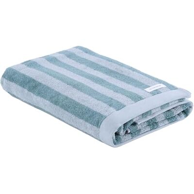 TOM TAILOR Duschtuch, 70x140 cm, 100% Baumwolle/Frottier, mit Aufhänger, COLOR BATH TOWELS MEDIUM STRIPES Türkis (Fresh Sage & Smokey Sage) TOM TAILOR Duschtuch, 70x140 cm, 100% Baumwolle/Frottier, mit Aufhänger, COLOR BATH TOWELS MEDIUM STRIPES Türkis (Fresh Sage & Smokey Sage)