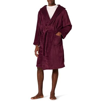 Amazon Herren Mittellanger Bademantel Plüsch Amazon Herren Mittellanger Bademantel Plüsch
