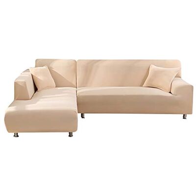 jianyana Sofabezug Ecksofa L Form Stretch Sofa Überwürfe Waschbar Sofabezug L Form Couchbezug 3 Sitzer+3 Sitzer mit Zwei Kissenbezüge jianyana Sofabezug Ecksofa L Form Stretch Sofa Überwürfe Waschbar Sofabezug L Form Couchbezug 3 Sitzer+3 Sitzer mit Zwei Kissenbezüge