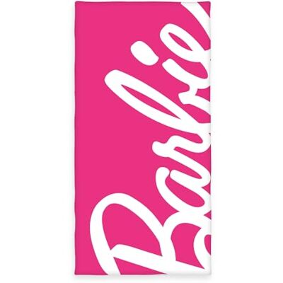 Herding Badetuch Barbie, 75 x 150 cm, Kleines weiches Kinder-Handtuch für Bad und Strand, 100% Baumwolle/Velours Herding Badetuch Barbie, 75 x 150 cm, Kleines weiches Kinder-Handtuch für Bad und Strand, 100% Baumwolle/Velours