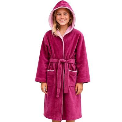 Morgenstern Bademantel Kinder Frottee Baumwolle Mädchen Jungen Kapuze Weich, saugfähig, atmungsaktiv auf Schadstoffe geprüft Standard 100 by OEKO-TEX Morgenstern Bademantel Kinder Frottee Baumwolle Mädchen Jungen Kapuze Weich, saugfähig, atmungsaktiv auf Schadstoffe geprüft Standard 100 by OEKO-TEX