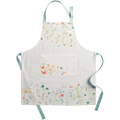 Maison d' Hermine Maison d'Hermine Colmar Küchenschürze, 100% Baumwolle, verstellbarer Hals und sichtbare Mitteltasche mit langen Bändern, 70 x 80 cm Maison d' Hermine Maison d'Hermine Colmar Küchenschürze, 100% Baumwolle, verstellbarer Hals und sichtbare Mitteltasche mit langen Bändern, 70 x 80 cm