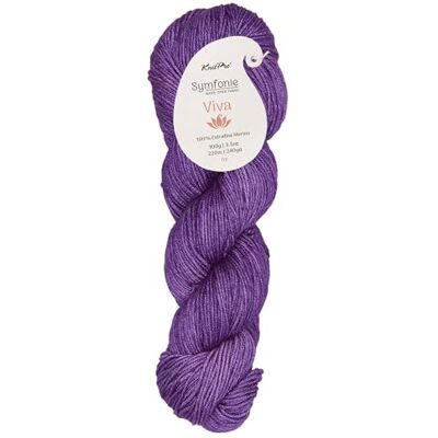 Symfonie Yarns - Viva Merino - Amethyst - 100 g - Yarn Symfonie Yarns - Viva Merino - Amethyst - 100 g - Yarn