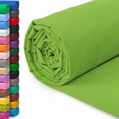 A-Express 100% Baumwollstoff 150 cm (60 Zoll) Breit – Uni Baumwoll stoff Meterware Ideal für Patchwork, Nähen, Vorhang, Futter, Bettwäsche, Schneiderei, Kissenbezüge Lindgrün 1 Meter A-Express 100% Baumwollstoff 150 cm (60 Zoll) Breit – Uni Baumwoll stoff Meterware Ideal für Patchwork, Nähen, Vorhang, Futter, Bettwäsche, Schneiderei, Kissenbezüge Lindgrün 1 Meter