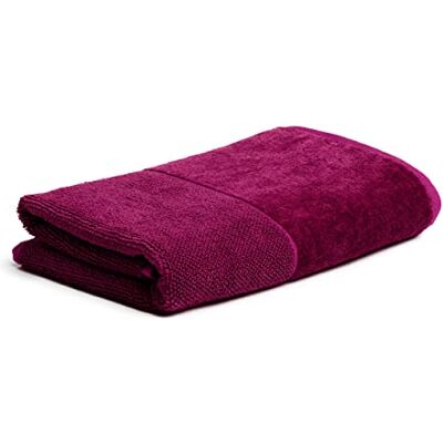 Möve Bamboo Luxe Handtuch 50 x 100 cm aus 60% Baumwolle / 40% Viskose aus Bambus-Zellstoff, berry Möve Bamboo Luxe Handtuch 50 x 100 cm aus 60% Baumwolle / 40% Viskose aus Bambus-Zellstoff, berry