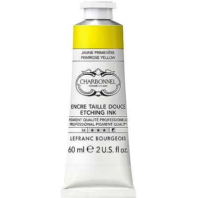 Lefranc Bourgeois Charbonnel Kupferdruckfarben, hochpigmentierte Tiefdruckfarbe, ausgezeichnete Lichtechtheit, Vegan, lebendige Farben, alterungsbeständig, 60ml Tube Primelgelb Lefranc Bourgeois Charbonnel Kupferdruckfarben, hochpigmentierte Tiefdruckfarbe, ausgezeichnete Lichtechtheit, Vegan, lebendige Farben, alterungsbeständig, 60ml Tube Primelgelb