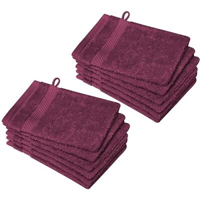 Dyckhoff Waschhandschuh Planet, 12er Set, 100% Baumwolle, Beere 16x21cm, 450 g/m², Frottierserie, hochwertige Qualität, lebendige Farbe, perfekt für Zuhause Dyckhoff Waschhandschuh Planet, 12er Set, 100% Baumwolle, Beere 16x21cm, 450 g/m², Frottierserie, hochwertige Qualität, lebendige Farbe, perfekt für Zuhause