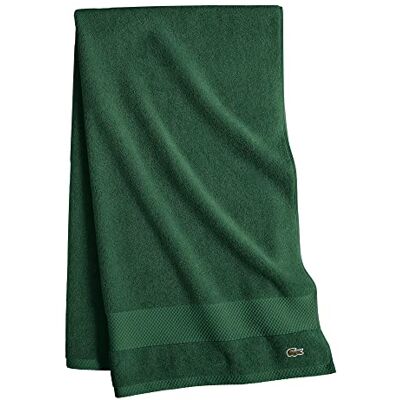 Lacoste Heritage-Supima-Baumwollduschtuch, Krokodilgrün, XL, 88,9 x 177,8 cm Lacoste Heritage-Supima-Baumwollduschtuch, Krokodilgrün, XL, 88,9 x 177,8 cm