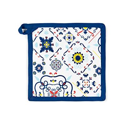 Excelsa Vietri Color Topflappen, 20 x 20 cm, Futter 100% Baumwolle, Füllung aus Polyester Excelsa Vietri Color Topflappen, 20 x 20 cm, Futter 100% Baumwolle, Füllung aus Polyester