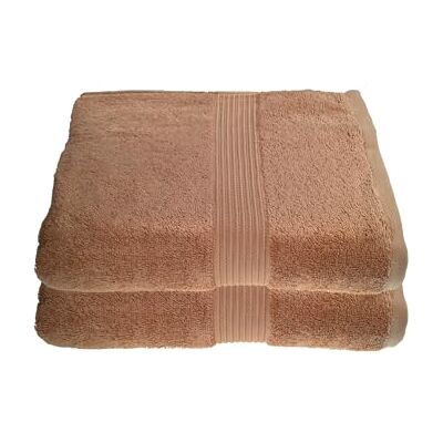 Julie Julsen 2er Pack Saunatücher vielen Farben Reine Baumwolle Qualität 500 GSM Strandtuch Pastell Braun 80 x 200 cm Julie Julsen 2er Pack Saunatücher vielen Farben Reine Baumwolle Qualität 500 GSM Strandtuch Pastell Braun 80 x 200 cm