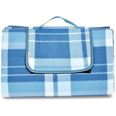 Amazon Reisezubehör- Reisedecke mit Wasserdicht Rückseite, 200 x 200 cm, Hellblaues Plaid Amazon Reisezubehör- Reisedecke mit Wasserdicht Rückseite, 200 x 200 cm, Hellblaues Plaid