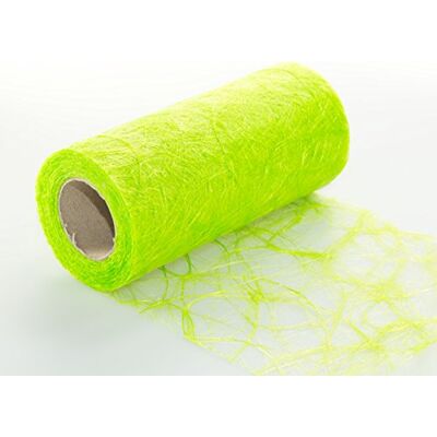 Unbekannt 25 m x 20 cm Sizoweb® Vlies Original Tischband Tischläufer Kiwi grün hellgrün für Hochzeit Unbekannt 25 m x 20 cm Sizoweb® Vlies Original Tischband Tischläufer Kiwi grün hellgrün für Hochzeit