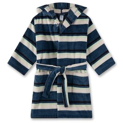Sanetta Jungen-Bademantel Blau Hochwertiger und kuscheliger Bademantel aus Baumwoll-Mix für Jungen. Streifen-Bademantel mit Kapuze & Gürtel Bademantel für Jungen Sanetta Jungen-Bademantel Blau Hochwertiger und kuscheliger Bademantel aus Baumwoll-Mix für Jungen. Streifen-Bademantel mit Kapuze & Gürtel Bademantel für Jungen