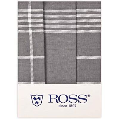 Ross Geschirrtücher 1837-3er-Pack (50 x 70cm Grau) Ross Geschirrtücher 1837-3er-Pack (50 x 70cm Grau)