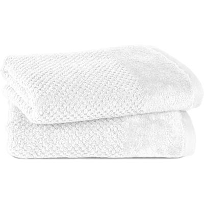 Pure Handtuch 50x100cm 2er-Pack aus 100% Baumwolle Weiß Waschbar bis 60°C, trocknergeeignet weich & saugstark Pure Handtuch 50x100cm 2er-Pack aus 100% Baumwolle Weiß Waschbar bis 60°C, trocknergeeignet weich & saugstark
