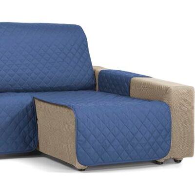 Martina Home Chaise Longue Steppdecke, Bernstein, 280 cm, Blau Martina Home Chaise Longue Steppdecke, Bernstein, 280 cm, Blau