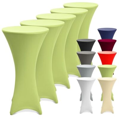 Beautissu 5er Set Stretch Stehtisch Hussen waschbar bügelfrei rutschfest 80cm Grün mit Verstärkung im Fußbereich für Stehtische Stehtischhussen Tischhusse Tischdecke Bistrotisch Husse Bezug Stella Beautissu 5er Set Stretch Stehtisch Hussen waschbar bügelfrei rutschfest 80cm Grün mit Verstärkung im Fußbereich für Stehtische Stehtischhussen Tischhusse Tischdecke Bistrotisch Husse Bezug Stella