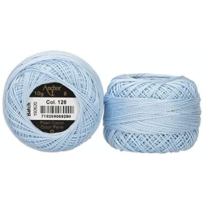 Anchor Perlgarn 8, 4591008-00128, Farbe:aquamarin, Stickgarne Anchor Perlgarn 8, 4591008-00128, Farbe:aquamarin, Stickgarne