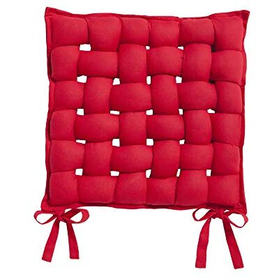 Today Sitzfläche geflochten Baumwolle Sitzfläche Baumwolle 40/X 40 cm, Baumwolle, rot, 40x40x4 cm Today Sitzfläche geflochten Baumwolle Sitzfläche Baumwolle 40/X 40 cm, Baumwolle, rot, 40x40x4 cm