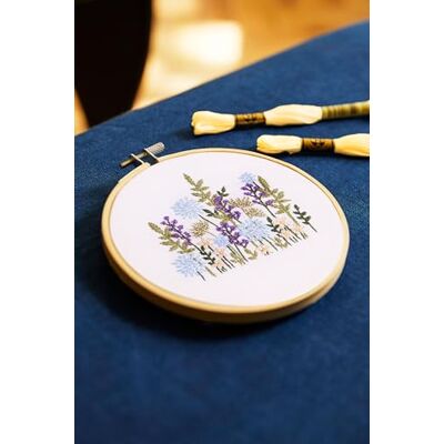 DMC Wild Blooms by Jenni Davis Intermediate Embroidery Kit DMC Wild Blooms by Jenni Davis Intermediate Embroidery Kit