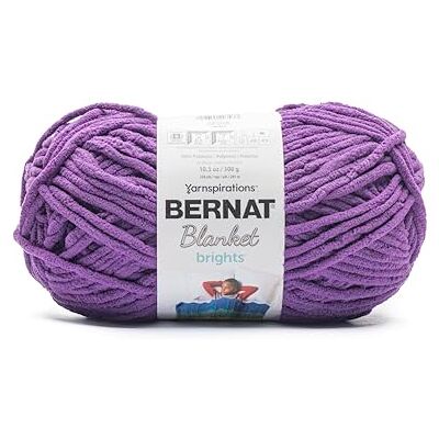 Bernat Blanket Brights -300G- POW Purple Bernat Blanket Brights -300G- POW Purple