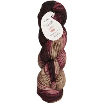 KnitPro Viva Color Symfonie Yarns von ca. 220 m/ 100 g Cafe Rose KnitPro Viva Color Symfonie Yarns von ca. 220 m/ 100 g Cafe Rose