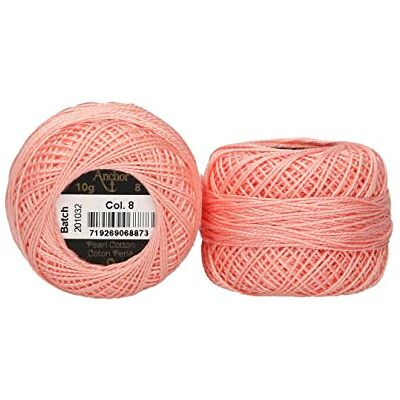 Anchor Perlgarn 8, 4591008-00008, Farbe:lachsrosa, Stickgarne Anchor Perlgarn 8, 4591008-00008, Farbe:lachsrosa, Stickgarne