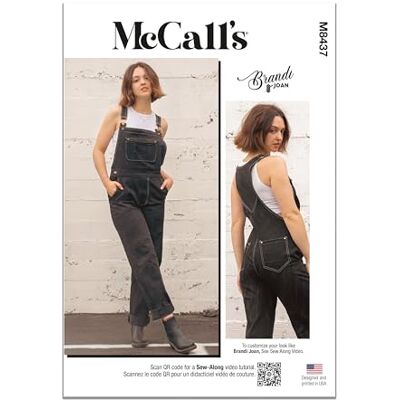 Mc Call MCCALLS M8437H5 Damen-Overall von Brandi Joan H5 (34-36-38-40-40) Mc Call MCCALLS M8437H5 Damen-Overall von Brandi Joan H5 (34-36-38-40-40)