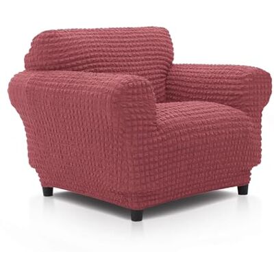 FAVERTI ® Super elastischer Universal-Sesselbezug von 70 bis 110 cm Modell BUFALI Koralle Idealer Bezug für Jede Form von Sesseln Qualitätsschutz aus 3D-Jacquard-Stoff und Baumwolle FAVERTI ® Super elastischer Universal-Sesselbezug von 70 bis 110 cm Modell BUFALI Koralle Idealer Bezug für Jede Form von Sesseln Qualitätsschutz aus 3D-Jacquard-Stoff und Baumwolle