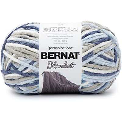 Bernat Blanket Cloudy Sky 300 g Polyester-6 Super Bulky-220 Yards Strick-/Häkelgarn, 2 Bernat Blanket Cloudy Sky 300 g Polyester-6 Super Bulky-220 Yards Strick-/Häkelgarn, 2