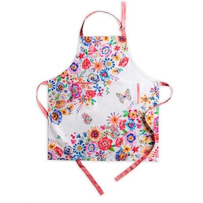 Maison d' Hermine Maison d'Hermine Schürze für Damen, 100% Baumwolle, mit Tasche, Küchenschürze für Herren, Kochen, Gartenarbeit, Servierer, Kellnerin, Dienstmädchen, 13 Happy Florals High Summer, 27.50"x31.50 Maison d' Hermine Maison d'Hermine Schürze für Damen, 100% Baumwolle, mit Tasche, Küchenschürze für Herren, Kochen, Gartenarbeit, Servierer, Kellnerin, Dienstmädchen, 13 Happy Florals High Summer, 27.50"x31.50