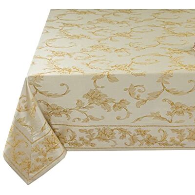 Benson Mills Harmony Scroll Tischdecke 60 X 104 Silber gold Benson Mills Harmony Scroll Tischdecke 60 X 104 Silber gold