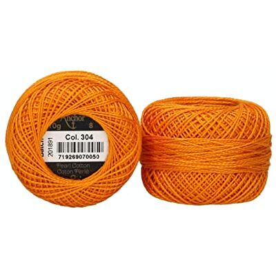 Anchor Perlgarn 8, 4591008-00304, Farbe:dottergelb, Stickgarne Anchor Perlgarn 8, 4591008-00304, Farbe:dottergelb, Stickgarne