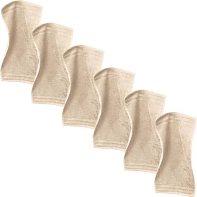 Erwin Müller Gästetuch - Heidelberg - 6er-Pack - Braun-beige Erwin Müller Gästetuch - Heidelberg - 6er-Pack - Braun-beige