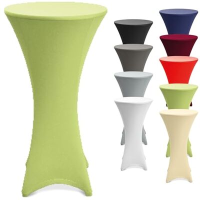 Beautissu Stretch Stehtisch Hussen für Stehtische rund waschbar bügelfrei 80cm Grün Tischhusse Tischdecke Stehtischhussen mit Verstärkung im Fußbereich rutschfest Partyzelt Deko Empfangstisch Stella Beautissu Stretch Stehtisch Hussen für Stehtische rund waschbar bügelfrei 80cm Grün Tischhusse Tischdecke Stehtischhussen mit Verstärkung im Fußbereich rutschfest Partyzelt Deko Empfangstisch Stella
