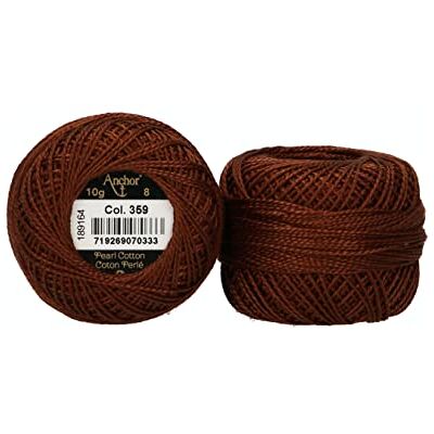 Anchor Perlgarn 8, 4591008-00359, Farbe:braun, Stickgarne Anchor Perlgarn 8, 4591008-00359, Farbe:braun, Stickgarne