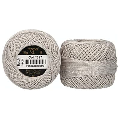 Anchor Perlgarn 8, 4591008-00397, Farbe:perlgrau, Stickgarne Anchor Perlgarn 8, 4591008-00397, Farbe:perlgrau, Stickgarne